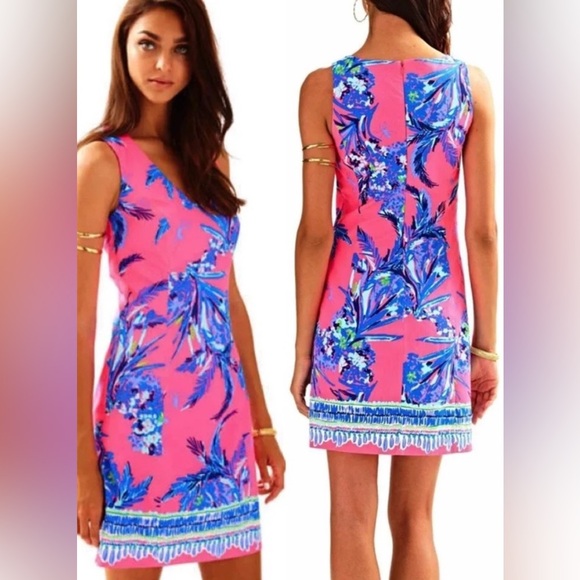 Lilly Pulitzer Tandie Shift Out On A Limb Engineered Size 10 - Picture 1 of 10